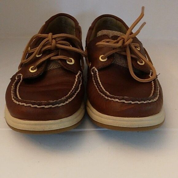 Sperry Size 6M Size 6 Medium Top Sliders Boat Slip On Shoes Leather - Picture 6 of 11